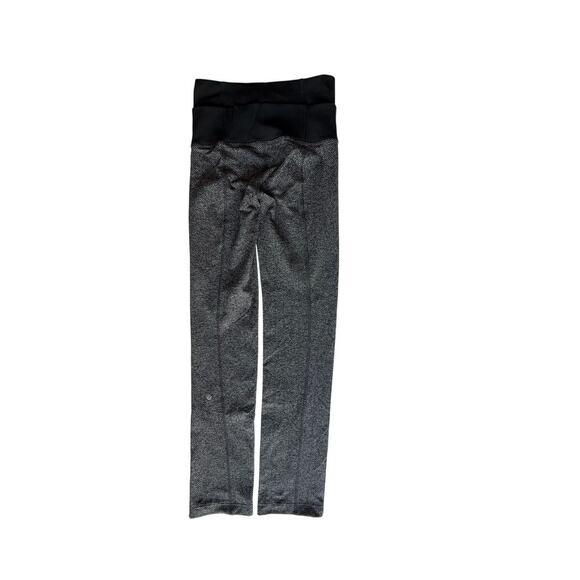 Lululemon Straight Up Double Waist Band Pants Womens Size 4 Heathered Gray - Picture 8 of 12